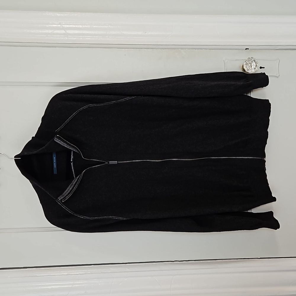 Men's Perry Ellis Full Zip Sweater- XL